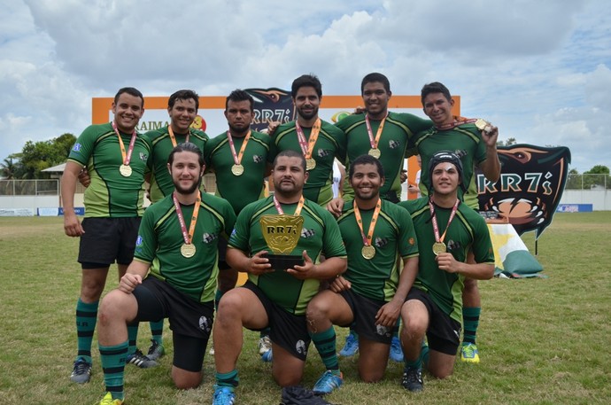 Rugby Roraima, equipe Grua do Amazonas (Foto: Nailson Wapichana)