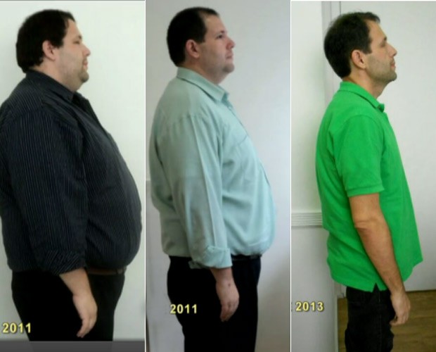 Leonídio pesava 157 quilos e perdeu 76 quilos em dois anos com a dieta Ravenna (Foto: Arquivo Pessoal)
