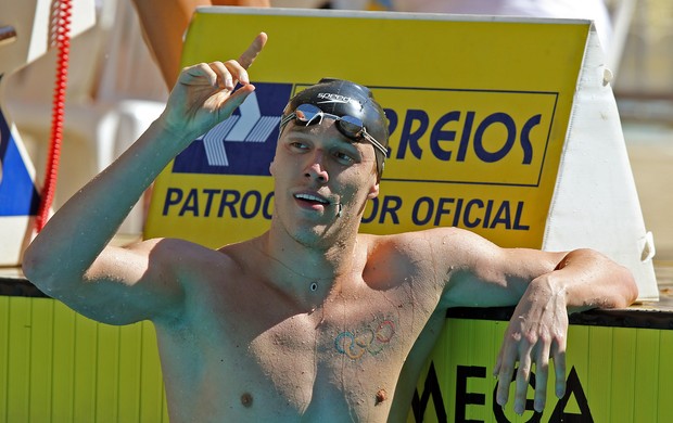 Henrique Rodrigues, da natação, no Maria Lenk (Foto: Satiro Sodre/SSPress)