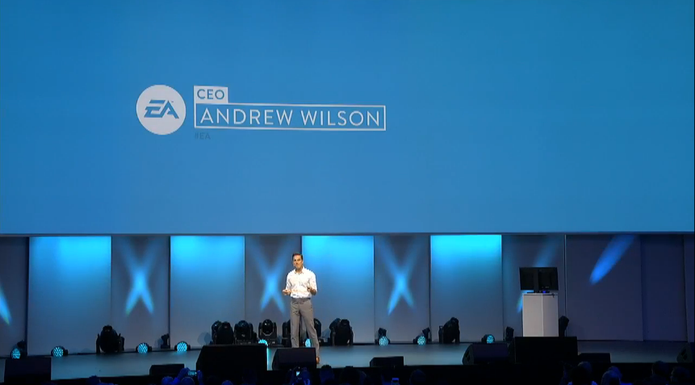 Conferência da EA na Gamescom 2015 (Foto: Reprodução / TechTudo) Conferência da EA na Gamescom 2015 (Foto: Reprodução / TechTudo)