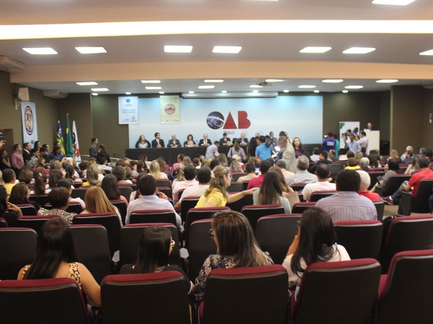 Ministro da saúde esteve em seminário na sede da OAB-PI (Foto: Ellyo Teixeira/G1)