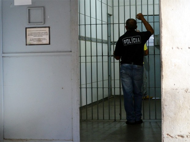 Cadeia Pública de Franca abriga 114 presas que aguardam julgamento ou transferência para penitenciárias (Foto: Adriano Oliveira/G1)