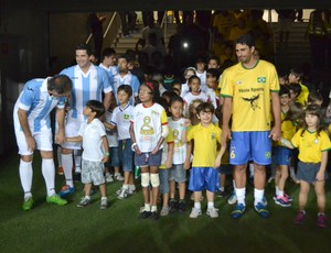 Brasil x Argentina Masters, na Arena das Dunas (Foto: Jocaff Souza/GloboEsporte.com)