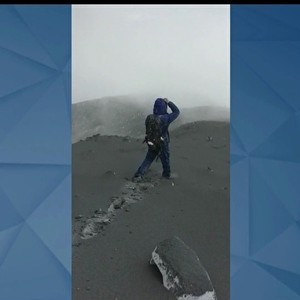 Brasileiro conta como escapou de erupção do Monte Ontake, no Japão (Rede Globo)