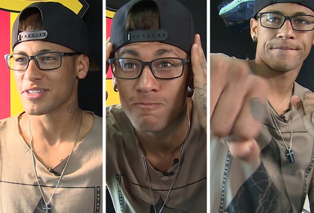 MONTAGEM- Neymar Barcelona (Foto: Cassio Barco)
