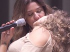Daniela Mercury e Malu Verçosa se beijam em evento na sede da ONU