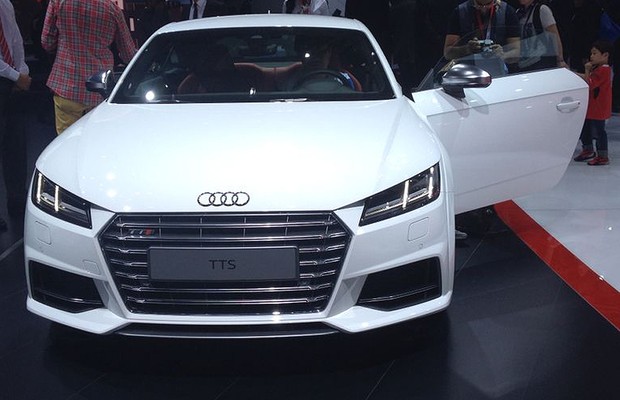 Audi TT 2015 no Salão de Paris (Foto: Aline Magalhães / Autoesporte)