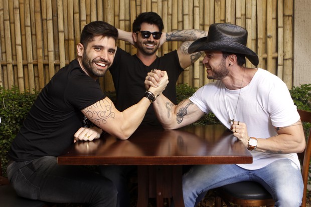 João Gabriel, Rodrigão e Bruno Araújo: clima de desocntração constante entre o trio (Foto: Celso Tavares/EGO)