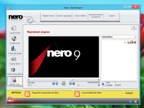 screenshot de Nero 9