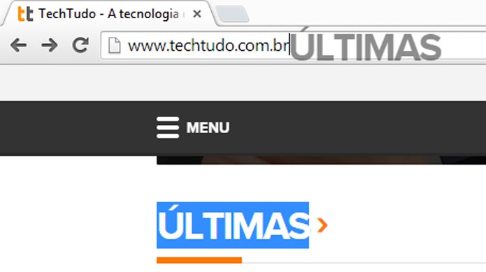 Chrome abre novas pesquisas ao arrastar palavras (foto: Reprodução/Chrome)