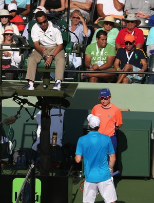 tenis andy murray novak djokovic juiz miami (Foto: AFP)