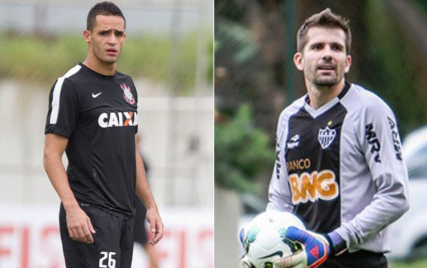 Renato Augusto, do Corinthians, e Victor, do Atlético-MG, são os convidados do Bem, Amigos! (Foto: Montagem SporTV)