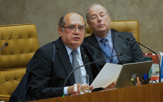 Gilmar Mendes, ministro do STF, vota contra proibição de financiamento privado de campanhas eleitorais (Foto: Fabio Rodrigues Pozzebom / Agência Brasil)