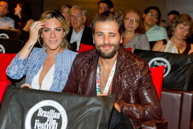 Bruno Gagliasso e Giovanna Ewbank no 12º Brazilian Film Festival de Nova Iorque (Foto: Mariana Vianna )