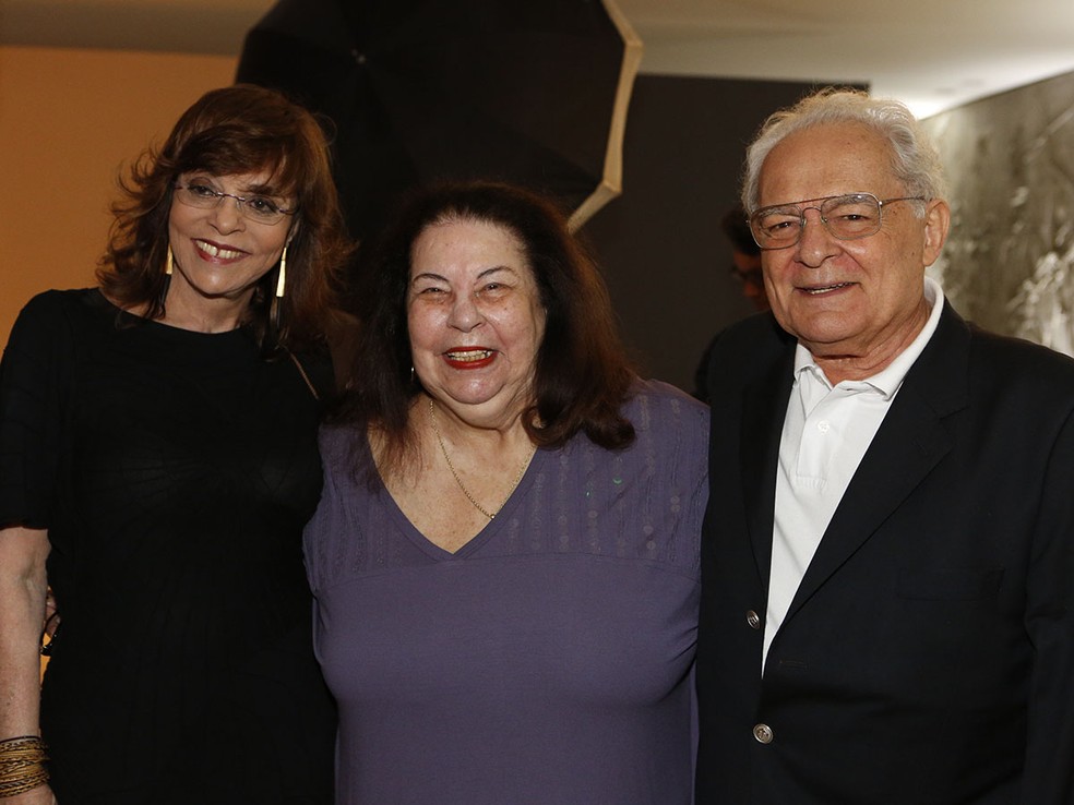 Grande encontro de Gloria Perez, Nana Caymmi e Othon Bastos (Foto: Fabio Rocha / Gshow)