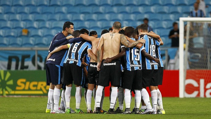 Jogadores Grêmio x Glória (Foto: Lucas Uebel/Divulgação Grêmio)