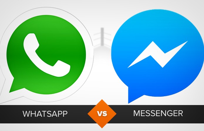 Comparativo Messenger e WhatsApp (Foto: Arte/ TechTudo)