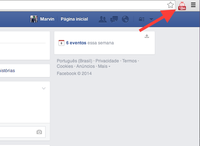 Conferindo a quantidade de tempo que estamos acessando um site com o Web Timer no Chrome (Foto: Reprodução/Marvin Costa)