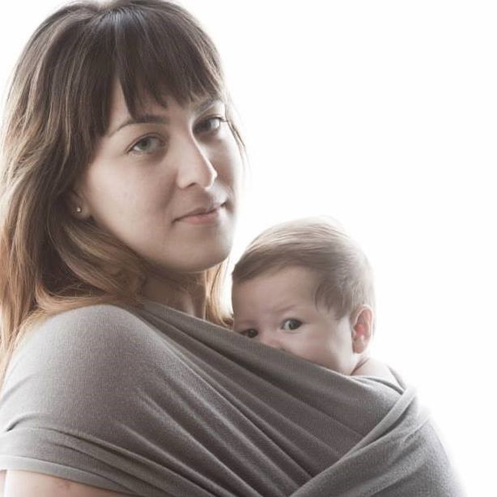 Helen Ramos com o seu filho, Caetano.  (Foto: Foto: Rodrigo Bressani)