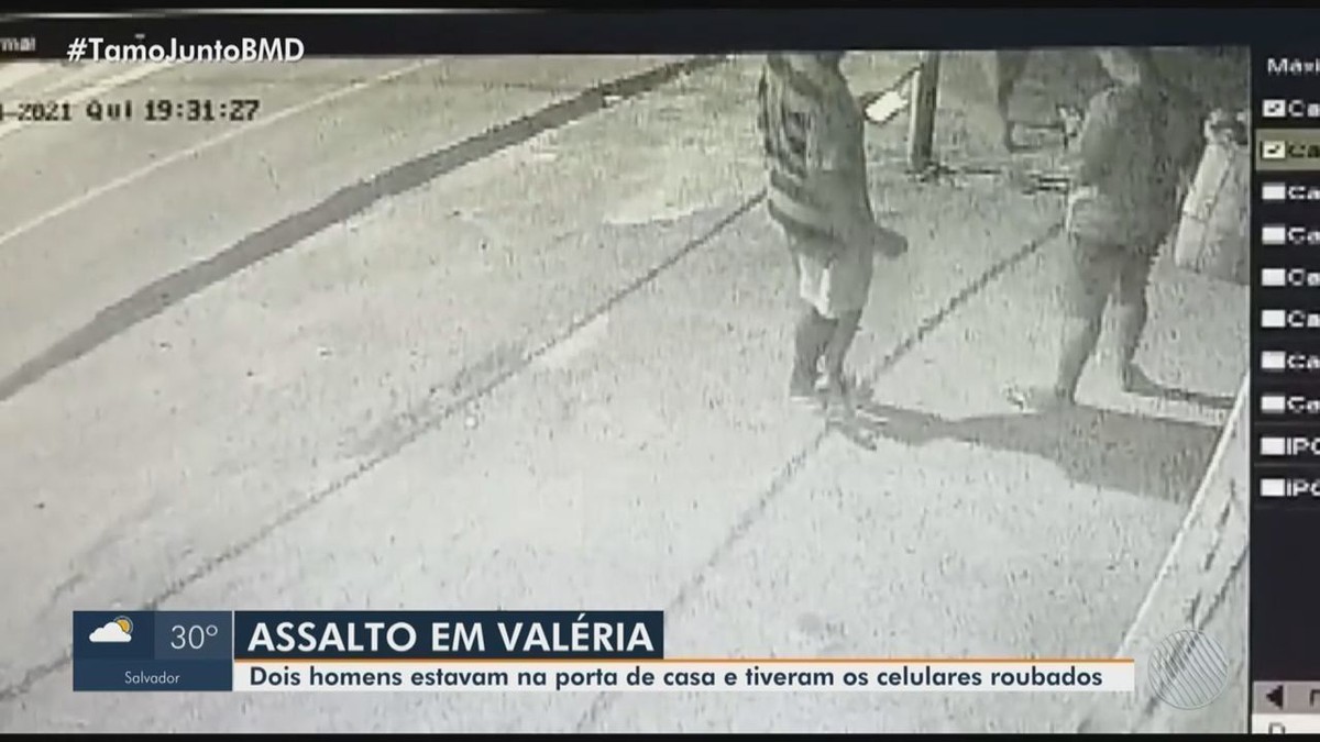 C Mera De Seguran A Registra Assalto No Bairro De Nova Bras Lia De