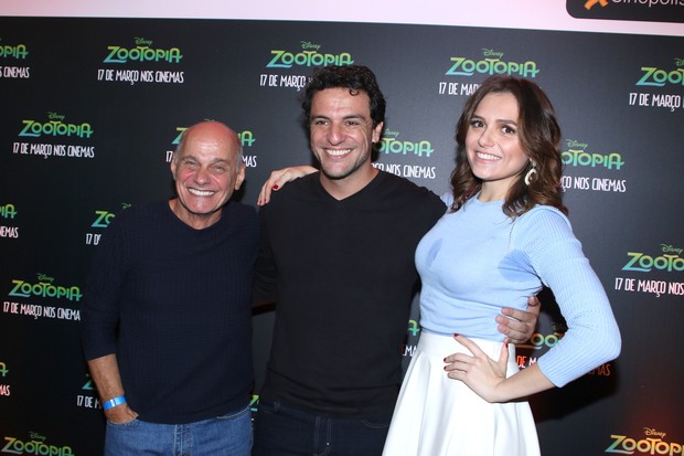 Boechat, Rodrigo Lombardi e Monica Iozzi (Foto: Thiago Duran/ Ag. News)
