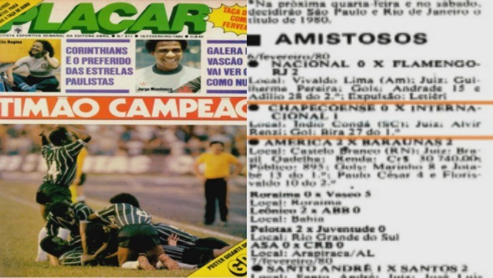 Revista Placar de 1980 (Foto: Reprodução/Rede Amazônica no Amapá)