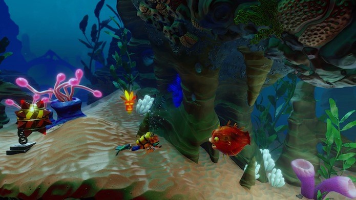 Crash Bandicoot N. Sane Trilogy é fiel ao conteúdo original (Foto: Reprodução/Victor Teixeira) Crash Bandicoot N. Sane Trilogy é fiel ao conteúdo original (Foto: Reprodução/Victor Teixeira)