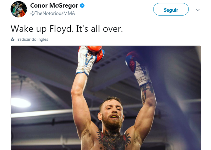 Provocação McGregor (Foto: Reprodução) Provocação McGregor (Foto: Reprodução)