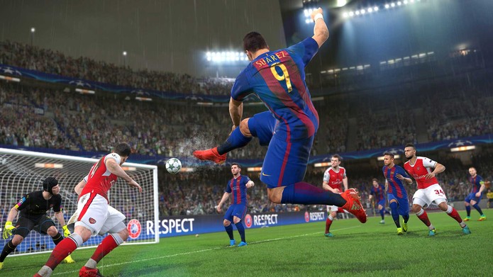 PES 2017-gol (Foto: Divulgação/ Konami ) PES 2017-gol (Foto: Divulgação/ Konami )