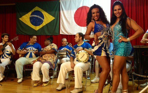 Torcida Brasil x Japão Liberdade (Foto: Diogo Venturelli)