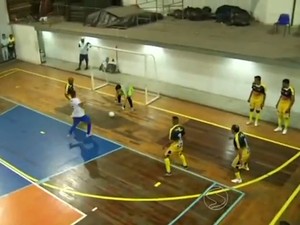 Barra do Piraí x Angra dos Reis Copa Rio Sul de Futsal 2014 (Foto: Reprodução/TV Rio Sul)