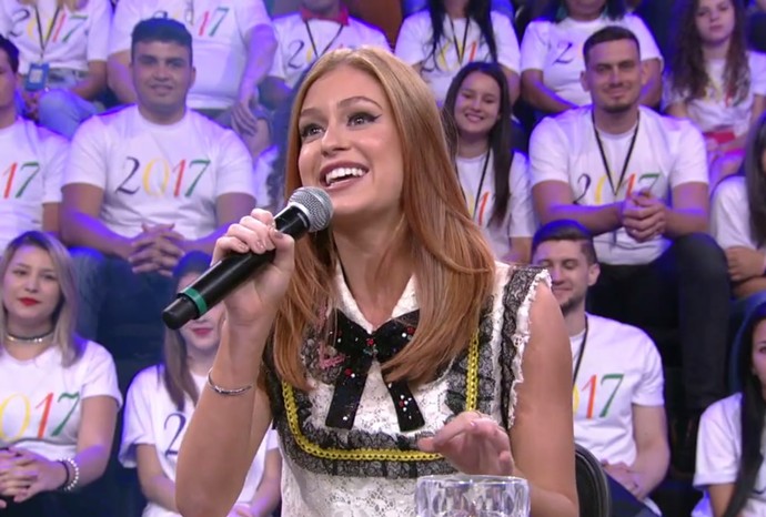 Marina Ruy Barbosa participa do júri do 'Dancinha' (Foto: TV Globo/Divulgação)