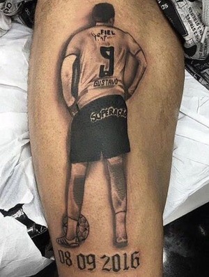 Gustavo Corinthians tatuagem (Foto: Reprodução)