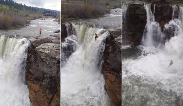 Um salto de mais de 12 metros