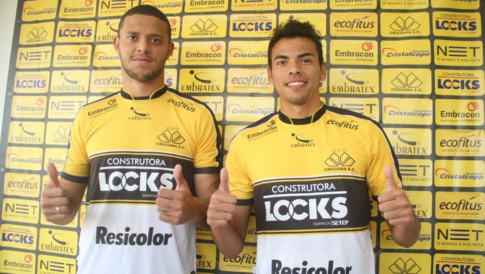 Bruno Baio e Felipe Guedes Tigre apresenta dois reforços para Série B