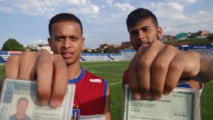 Filhos de Marcelinho Carioca e Marcelo Passos integram elenco do Tricolor das Tabocas (Foto: Malu Veiga)