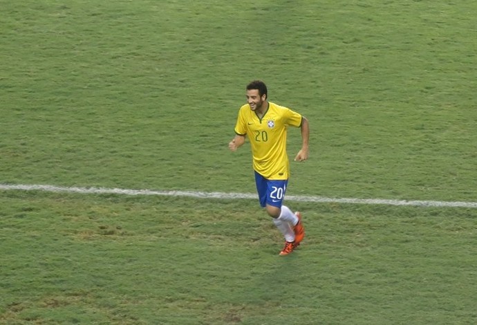 Felipe Anderson gol Brasil Estados Unidos (Foto: Felipe Schmidt / GloboEsporte.com)