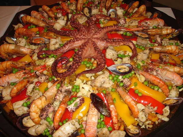 Paella de frutos do mar é uma das atrações do festival (Foto: Divulgação)