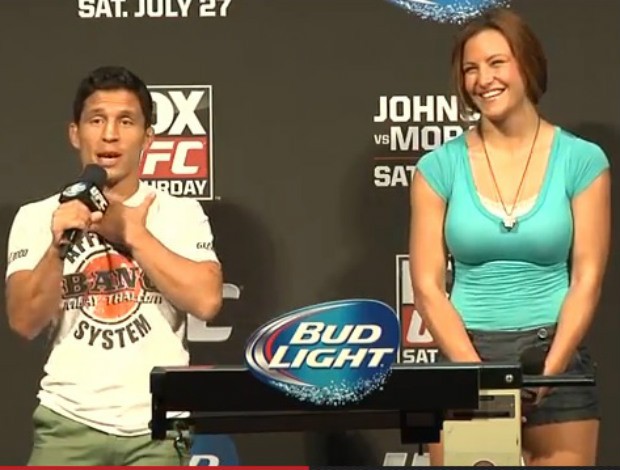 Joseph Benavidez e Miesha Tate UFC (Foto: Reprodução/Youtube)