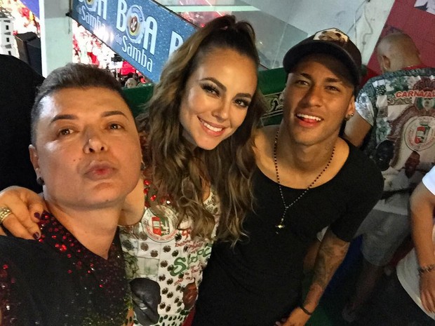 David Brazil, Paola Oliveira e Neymar (Foto: Instagram / Reprodução)