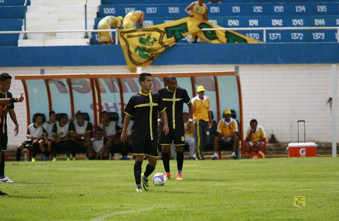 Lance do jogo entre Formosa e Brasiliense (Foto: Divulgação / Site Oficial do Brasiliense)