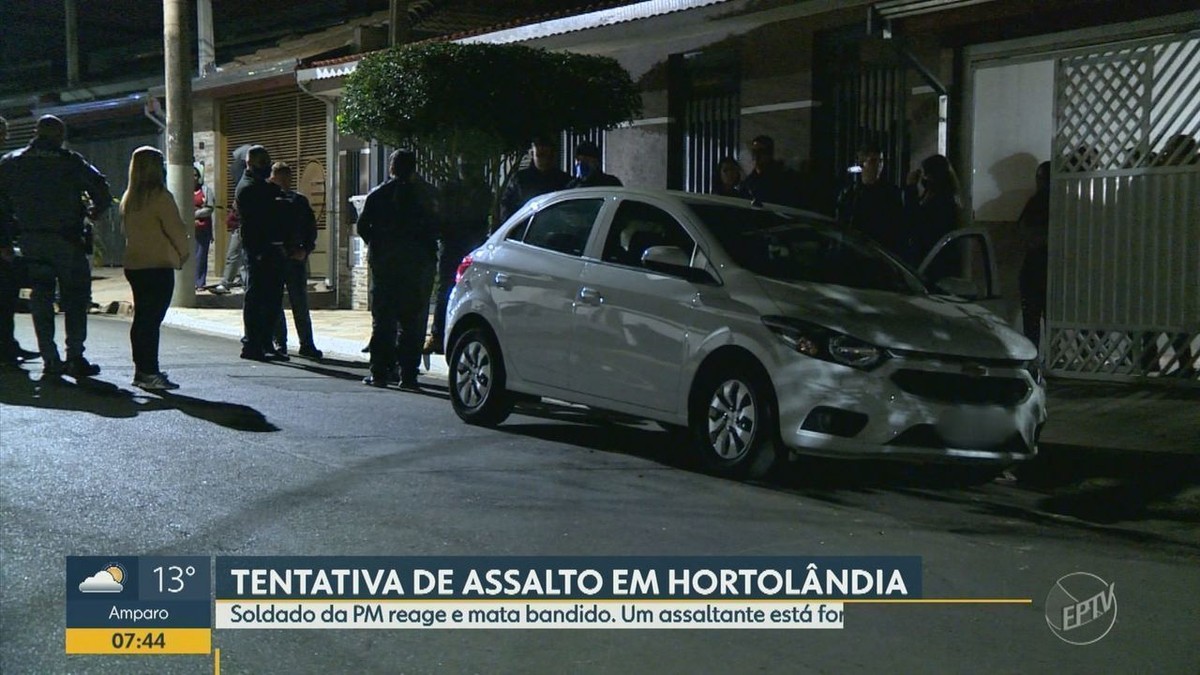 Policial Militar Reage A Assalto E Mata Suspeito A Tiros Em Hortol Ndia