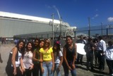 Estudantes de São Roque visitam casa do Corinthians e lamentam estrago