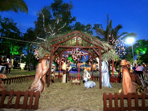 Programação da Natal começou na sexta-feira (9) na Praça da Revolução, em Rio Branco  (Foto: Divulgação/Prefeitura de Rio Branco )