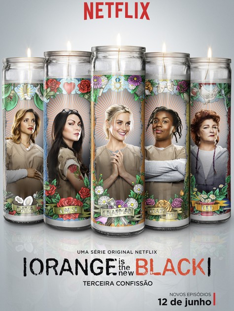 Pôster da terceira temporada de "Orange is the new black" (Foto: Divulgação)
