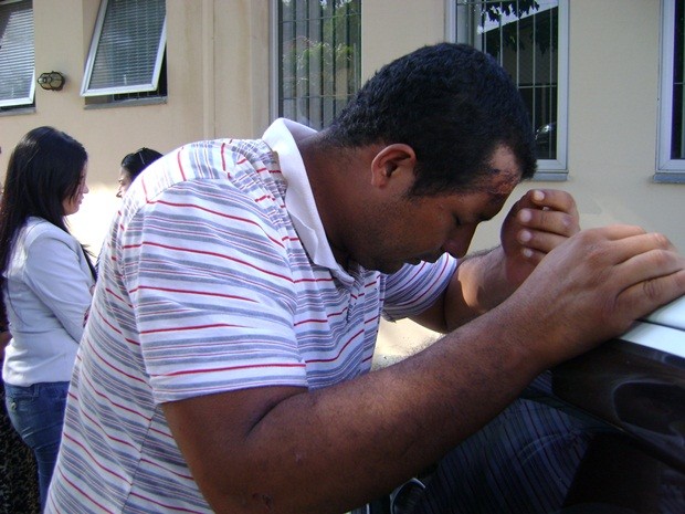 Pai do menino de quatro anos disse que estava passando mal (Foto: Alan Schneider / G1 Bauru e Marília)