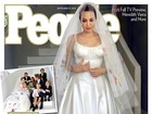 Revistas divulgam imagens de Angelina Jolie vestida de noiva