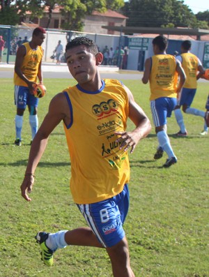 Barata, lateral direito do Parnahyba (Foto: Renan Morais) Barata, lateral direito do Parnahyba (Foto: Renan Morais)