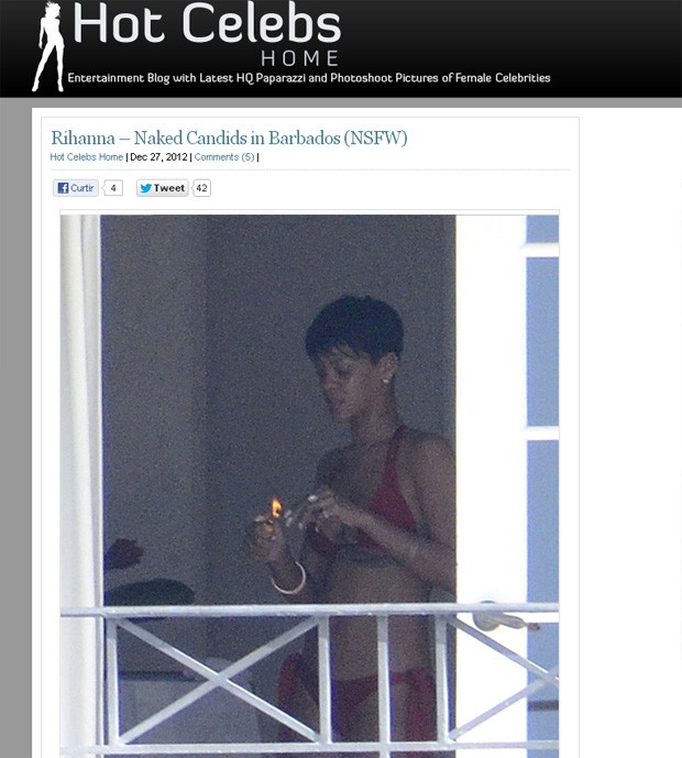 Rihanna (Foto: Hot Celebs/ Reprodução)