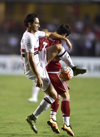 São Paulo x River Plate Ganso (Foto: Marcos Ribolli)